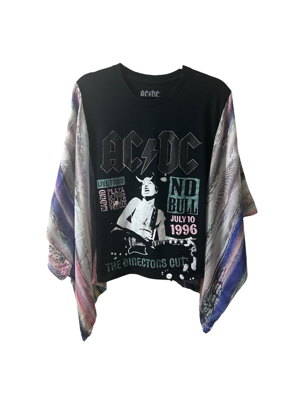 AC/DC UPCYCLED TEE OSFM